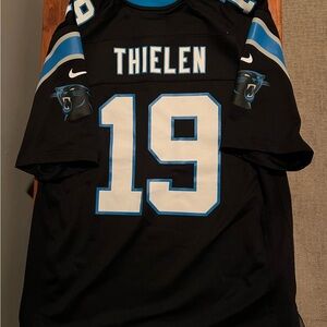 Thielen Carolina NFL Black Jersey